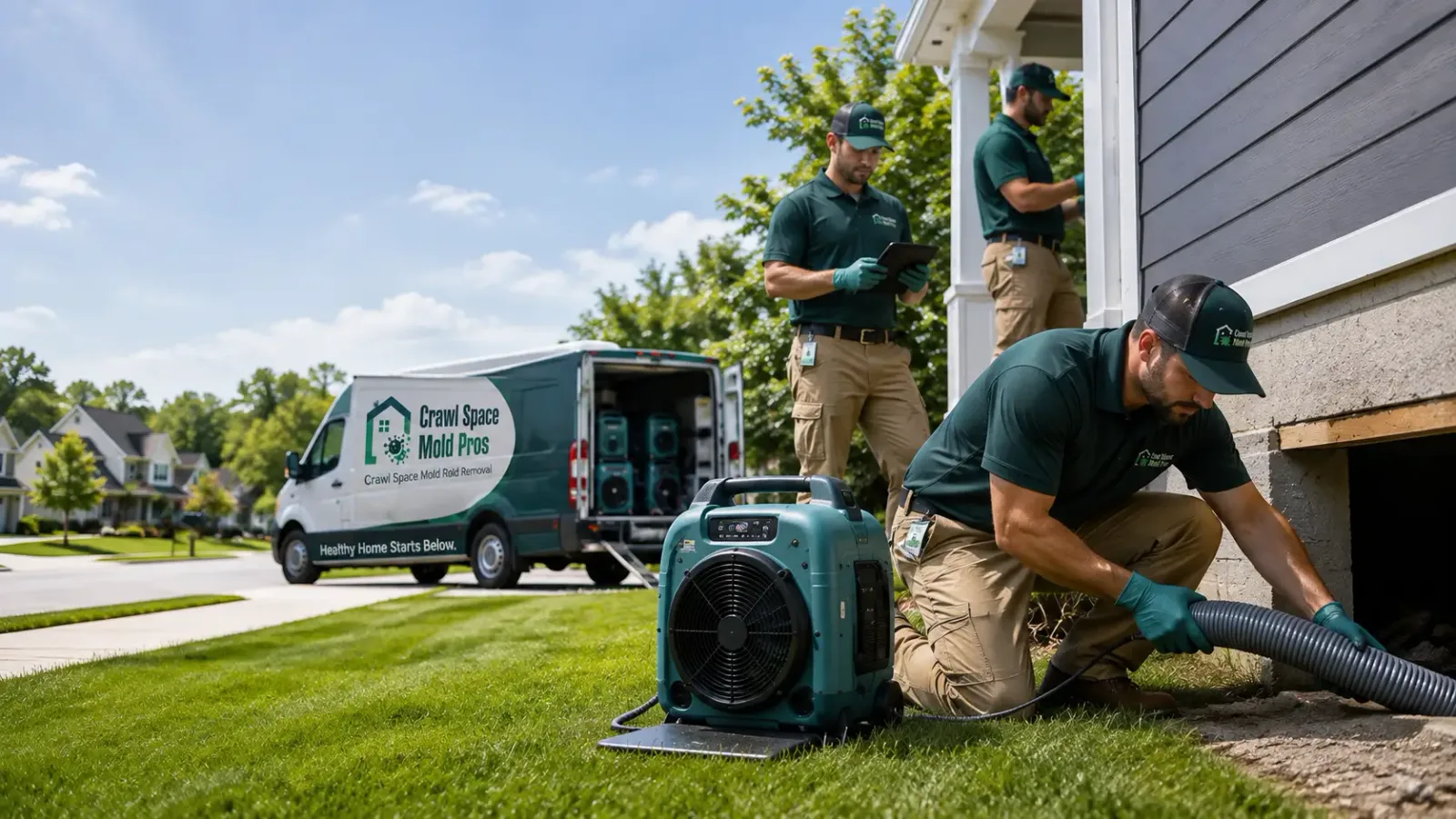 Crawl Space Mold Removal in Fayetteville, OH